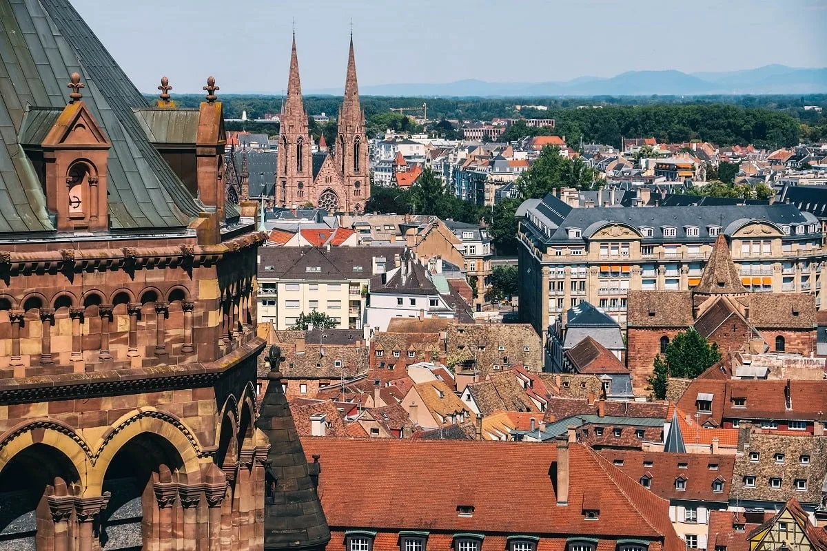 Panorama depuis le haut de cathédrale
