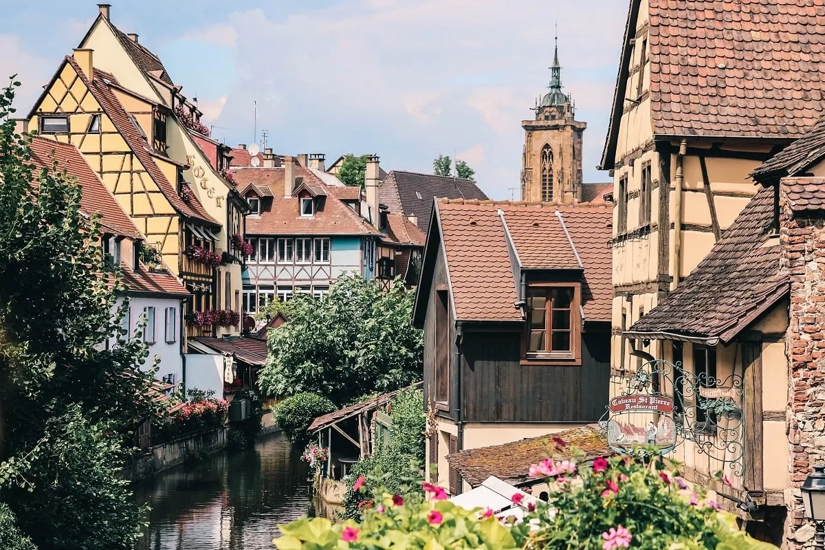 Vue depuis un pont à Colmar