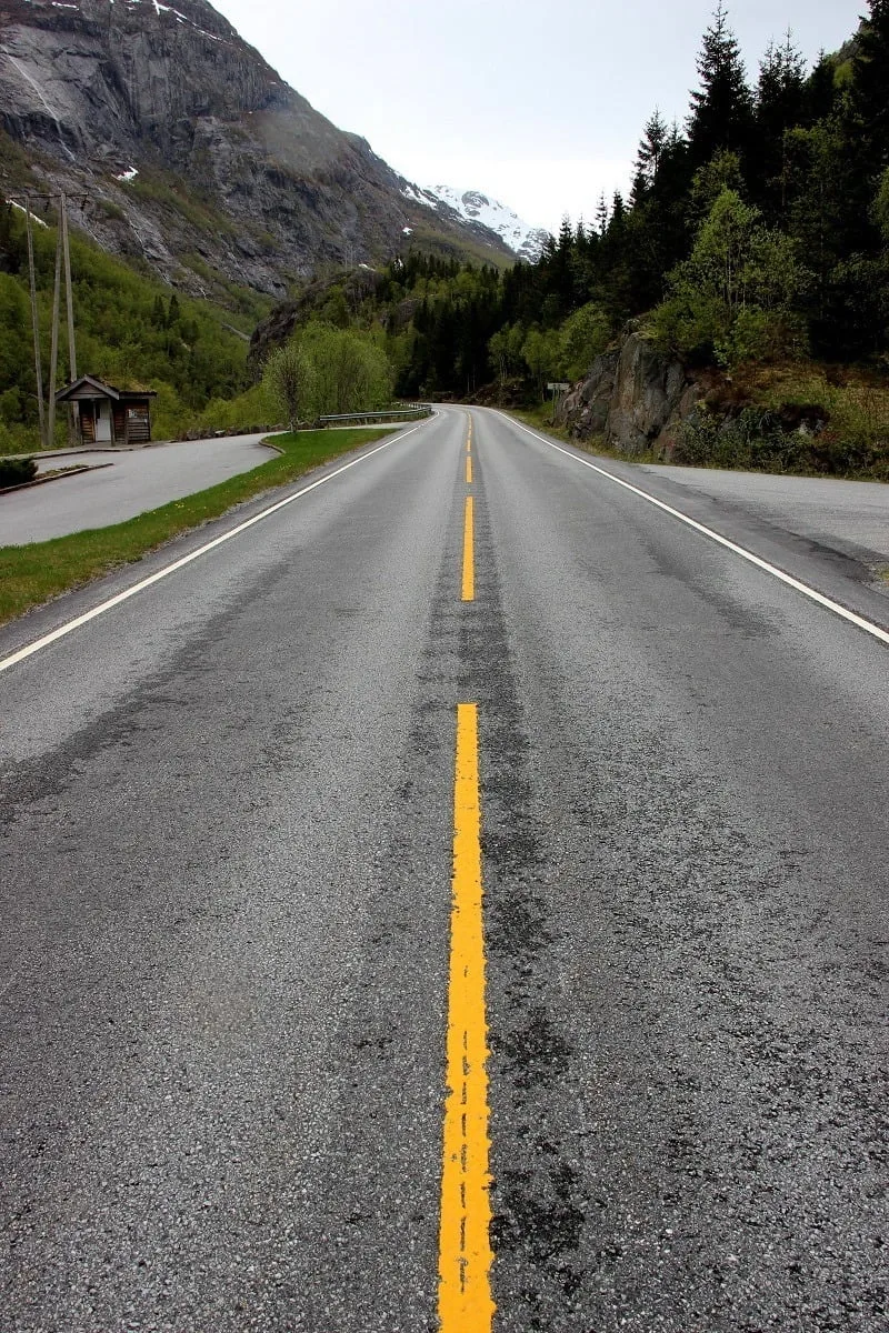 Route en Norvège