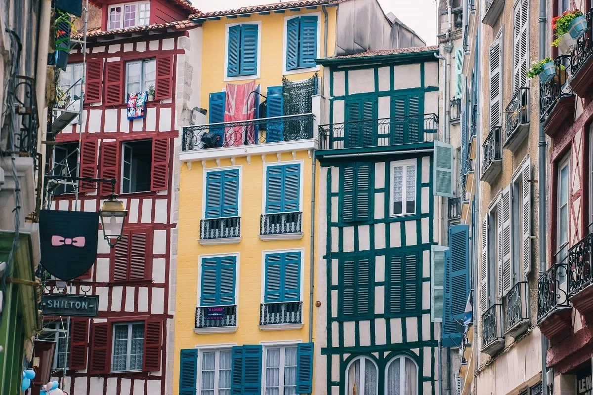 Dans le centre-ville de Bayonne