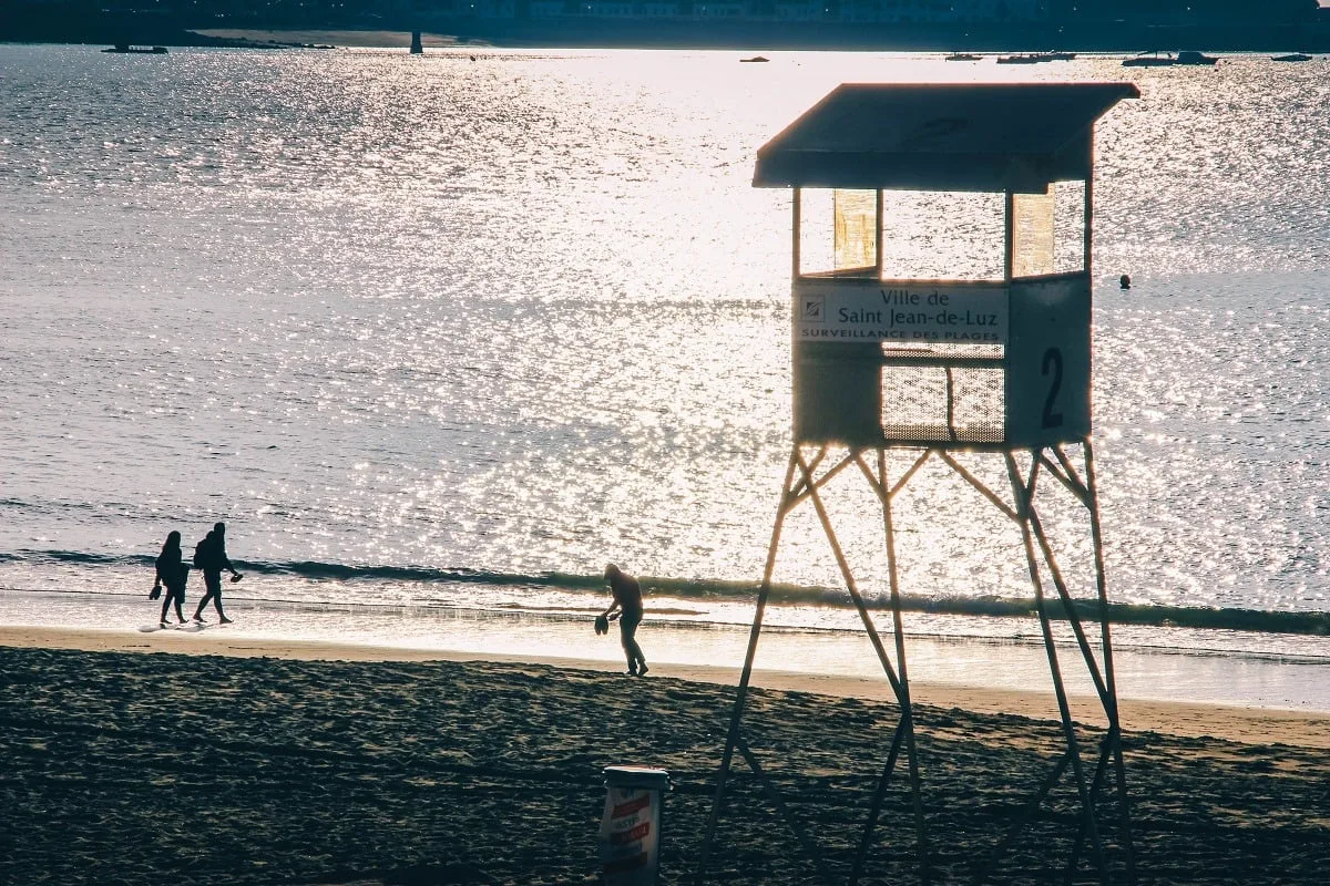 Coucher de soleil à Saint-Jean de Luz