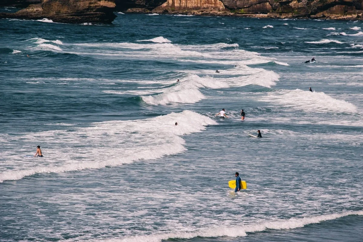 L'océan à Biarritz