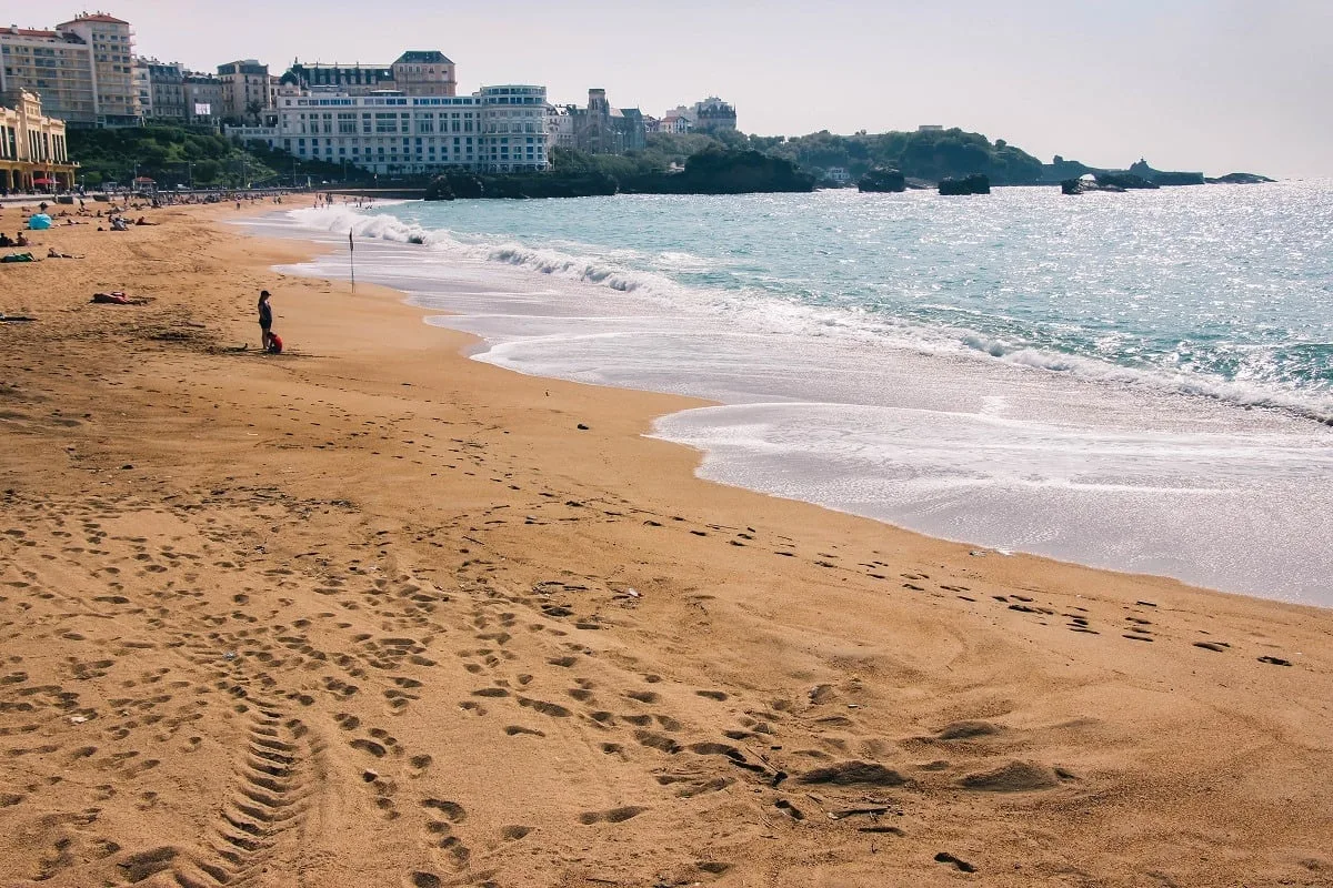 Plage à Biarritz