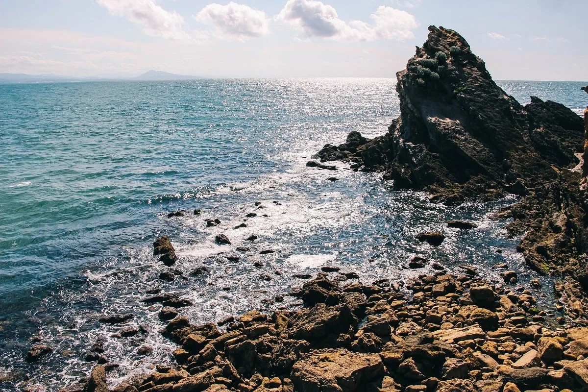 Bord de mer à Biarritz