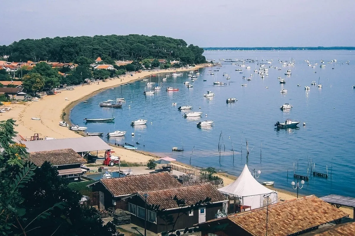Bateaux sur le bassin d'Arcachon