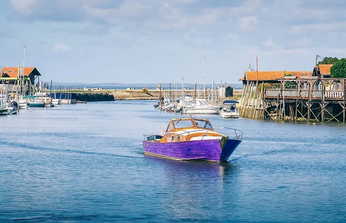 Port au niveau du bassin d'Arcachon