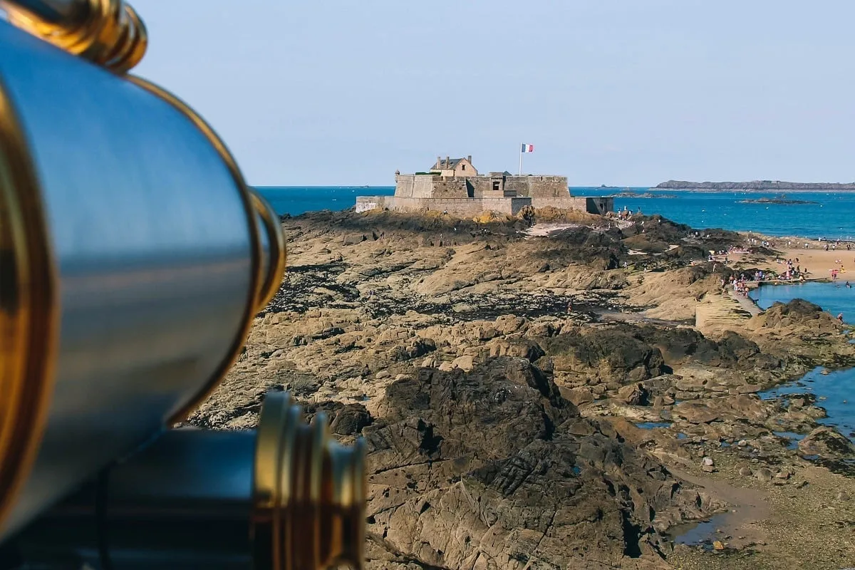 Vue sur le fort de Saint-Malo