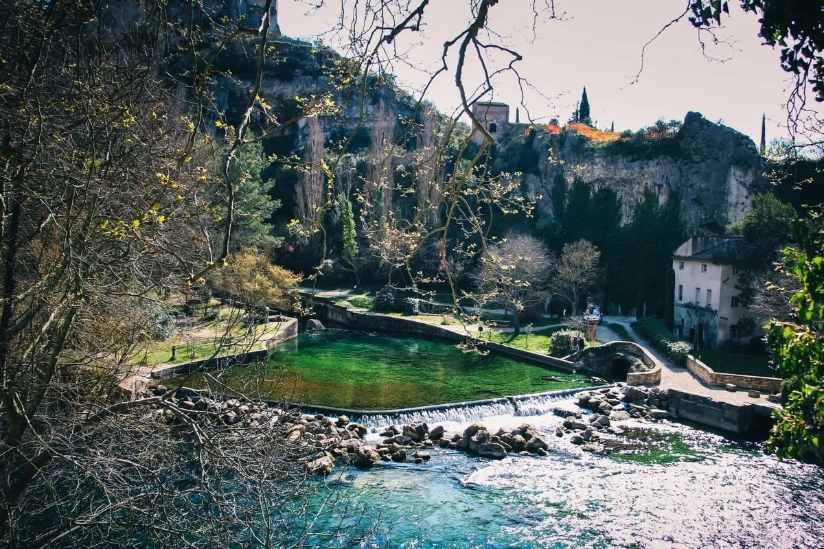 Fontaine de Vaucluse en Provence