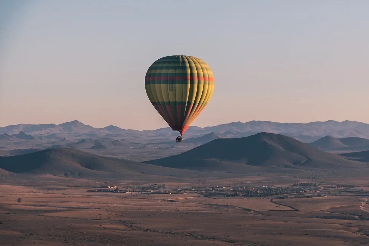 Vol en montgolfière près de Marrakech