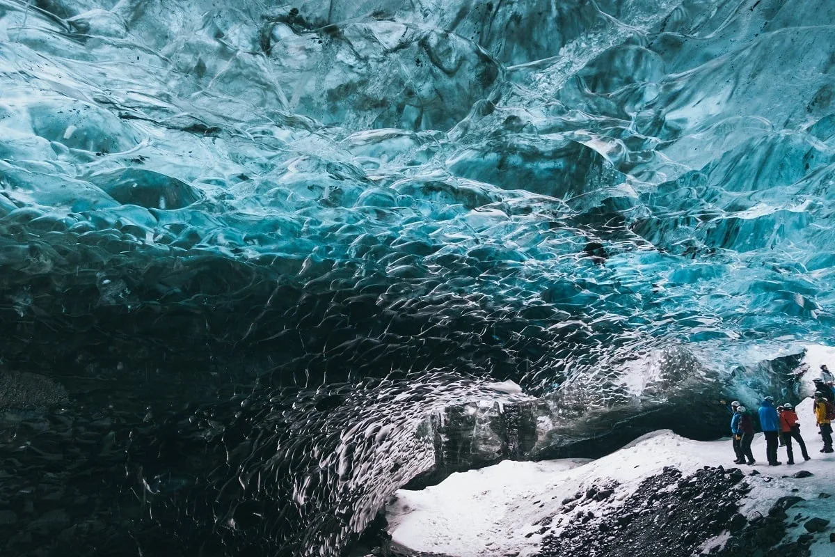 Grotte de glace en Islande