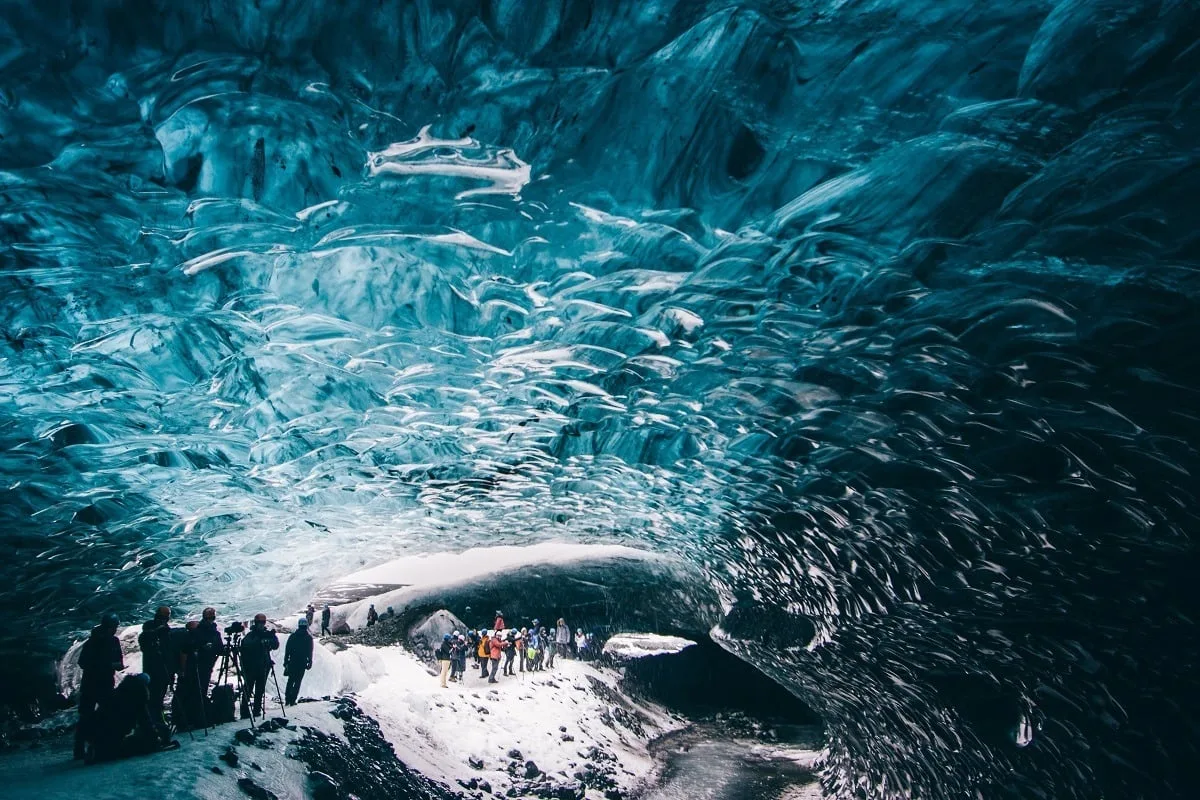Grotte de glace en Islande