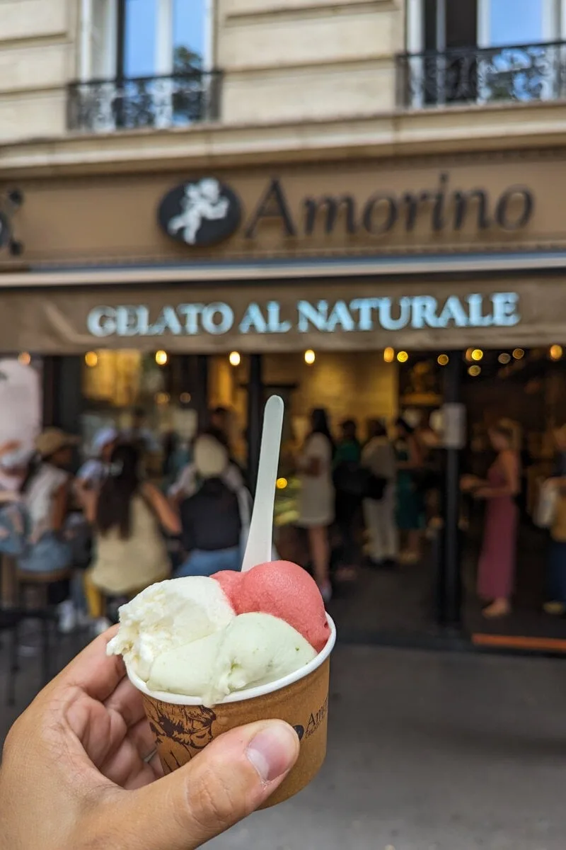 Déguster une glace à Paris