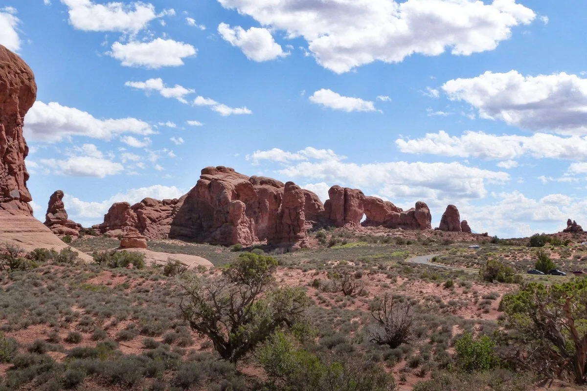 Paysage désertique près de Moab