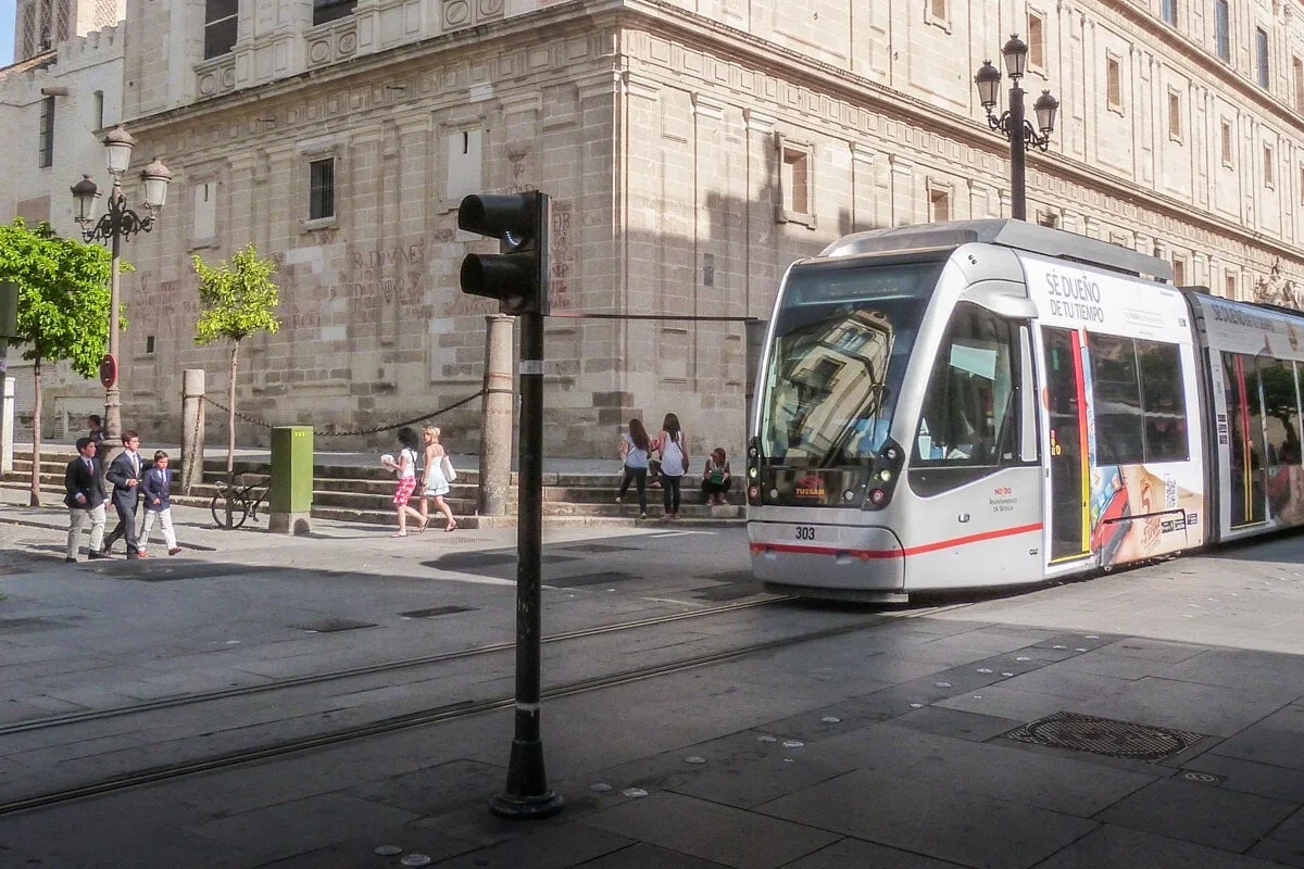 Tramway dans Séville