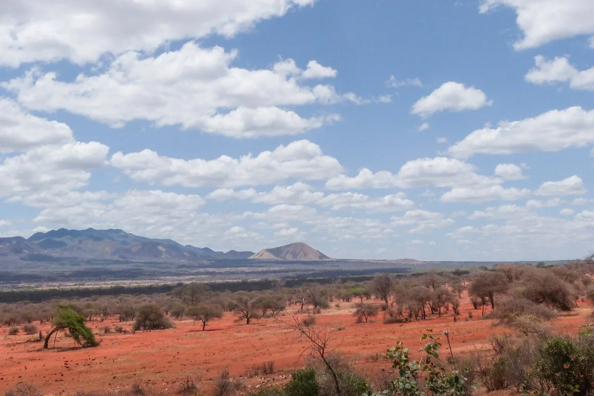 Paysage dans Tsavo Ouest