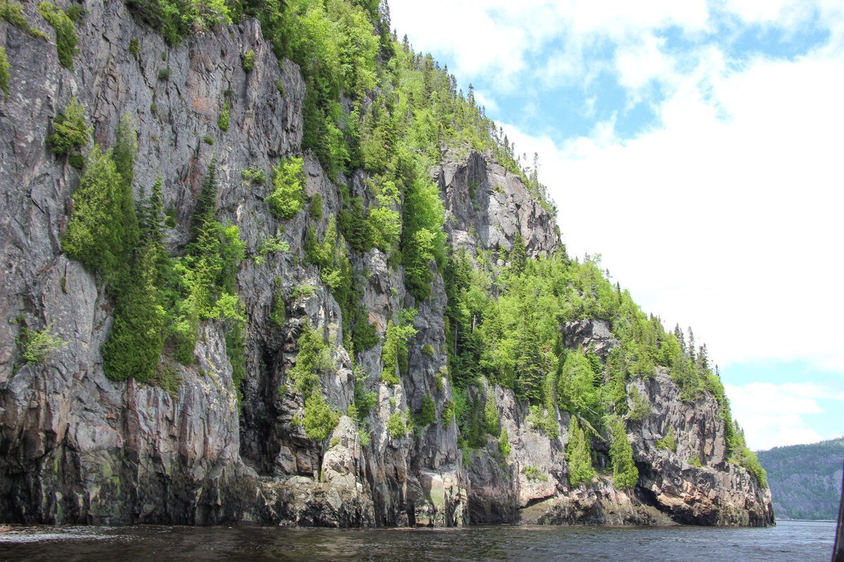 Entrée du fjord à Tadoussac