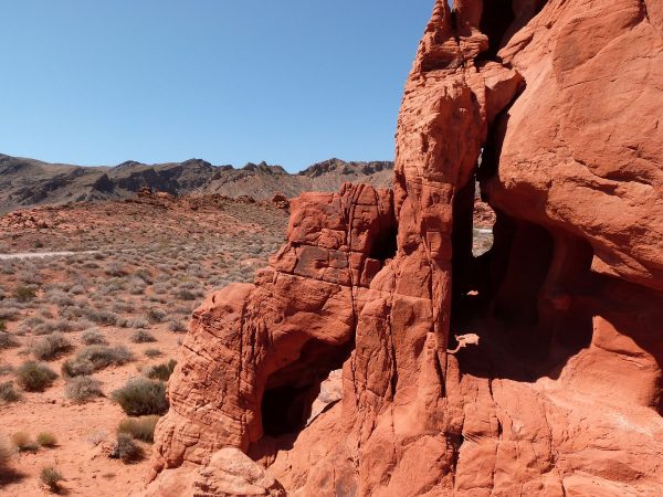 Paysage dans la Valley Of Fire, dans le Nevada