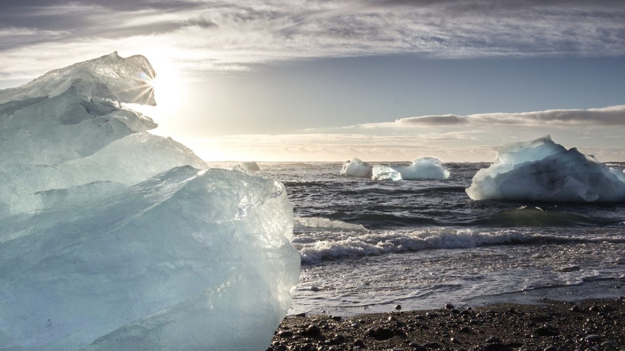 Diamond Beach La Plage Aux Blocs De Glace Dans Le Sud De L