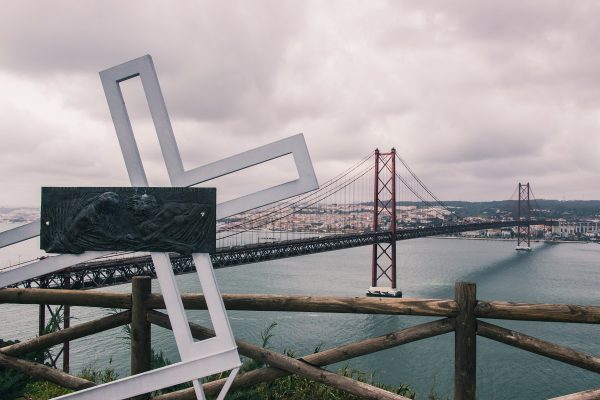 Pont du 25 Avril depuis le Cristo Rei de Lisbonne