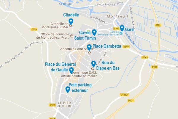 Les points d'intérêt de Montreuil sur Mer mentionnés dans cet article
