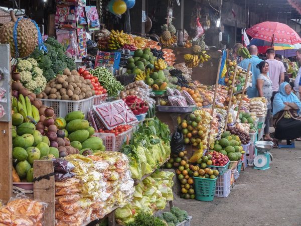 Le marché Candi Kuning à Bedugul