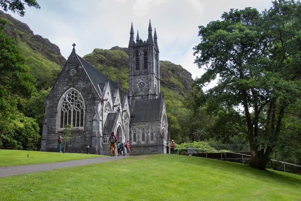 L'église néo-gothique de l'abbaye de Kylemore