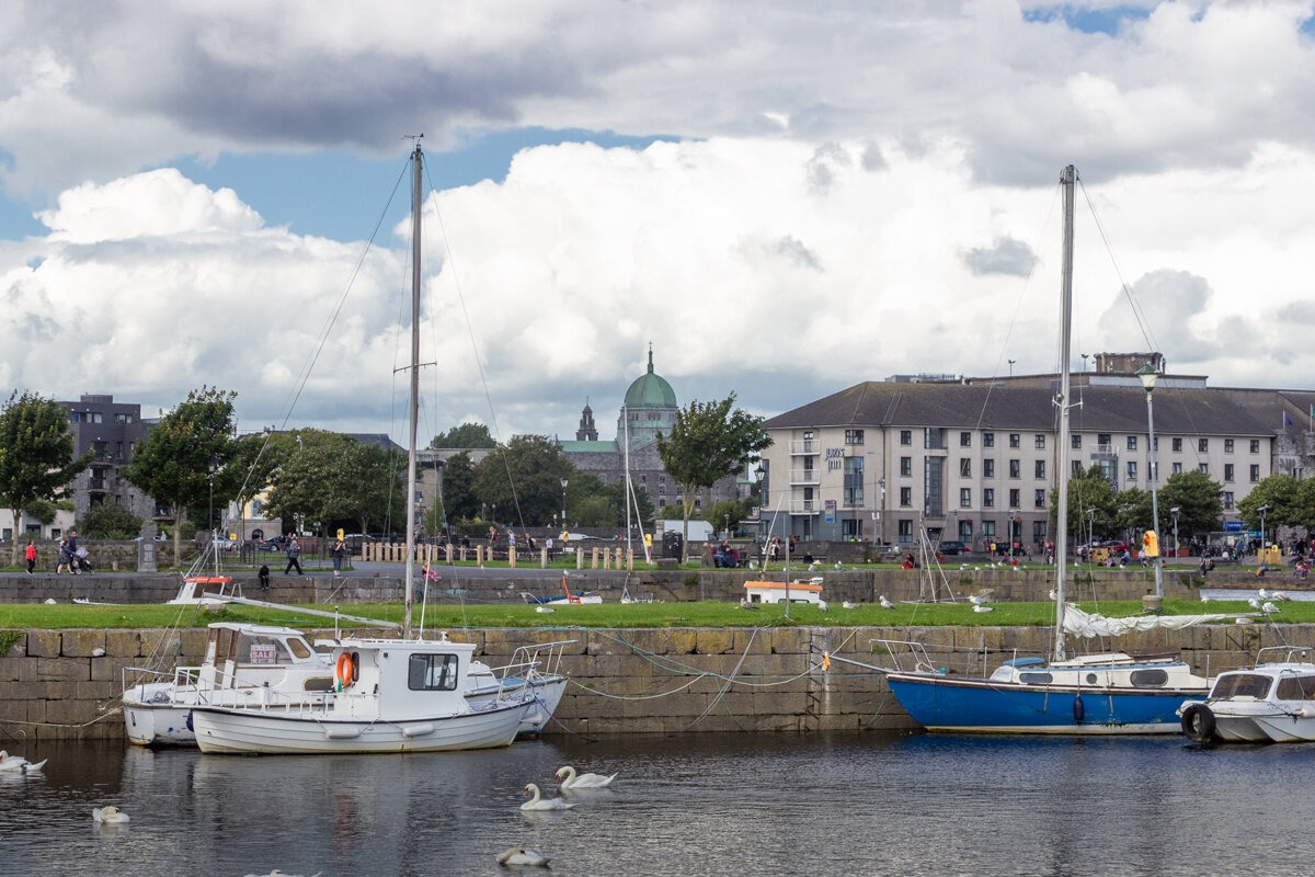 Vue sur Galway et sa cathédrale