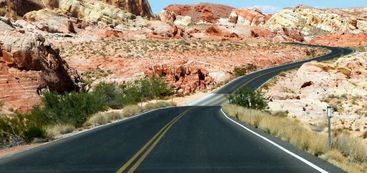 Les routes parcourues lors d'un roadtrip dans l'ouest américain