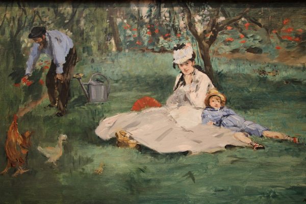 "La famille Monet dans son jardin d'Argenteuil" de Claude Monet, au MET de New-York