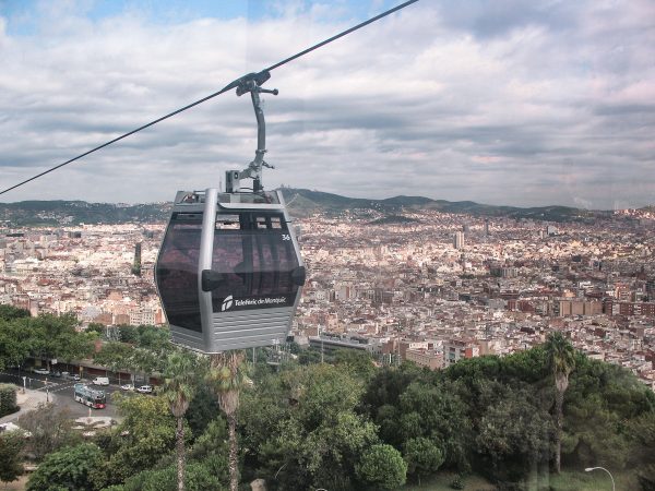 Le téléphérique de Montjuic à Barcelone