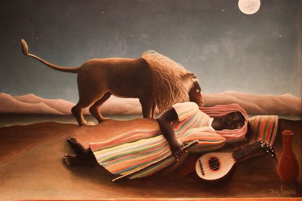 La Bohémienne endormie de Rousseau au MOMA