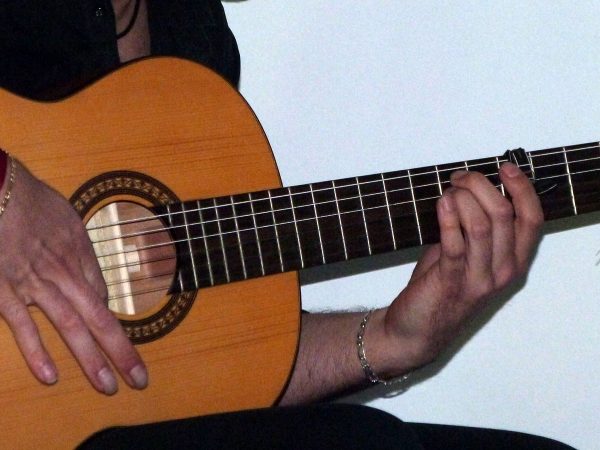 Guitare dans un spectacle de flamenco