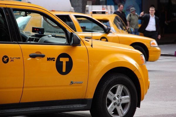 Taxis jaunes dans New-York