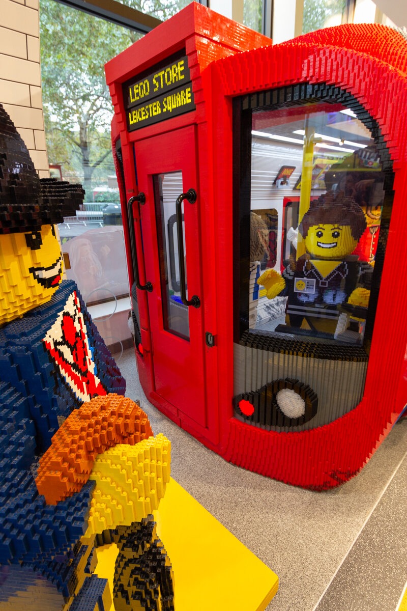 Dans la boutique Lego de Londres