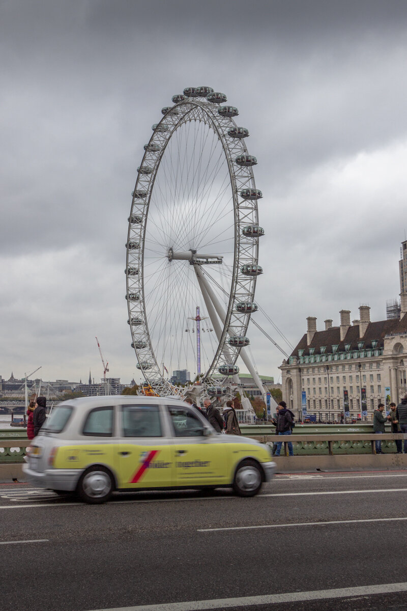 London Eye et taxi