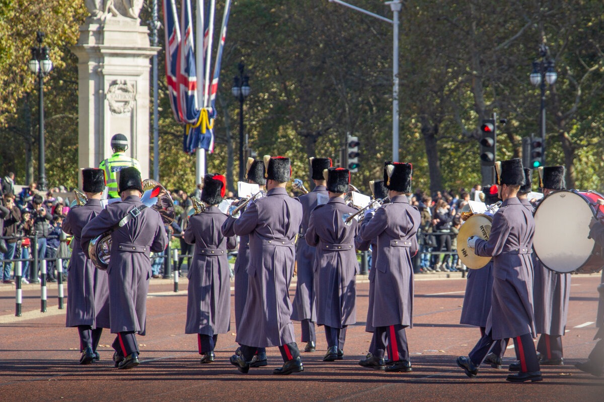 Relève de la garde à Londres