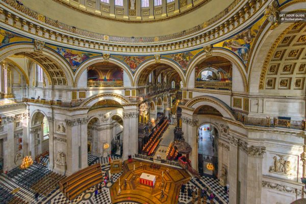 Accès au dôme de la cathédrale Saint-Paul de Londres
