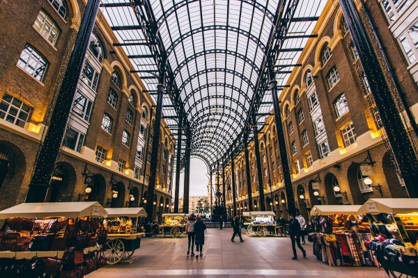 Dans la Hay's Galleria de Londres