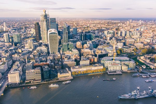 Une vue sur Londres depuis l'Observation Desk de The Shard