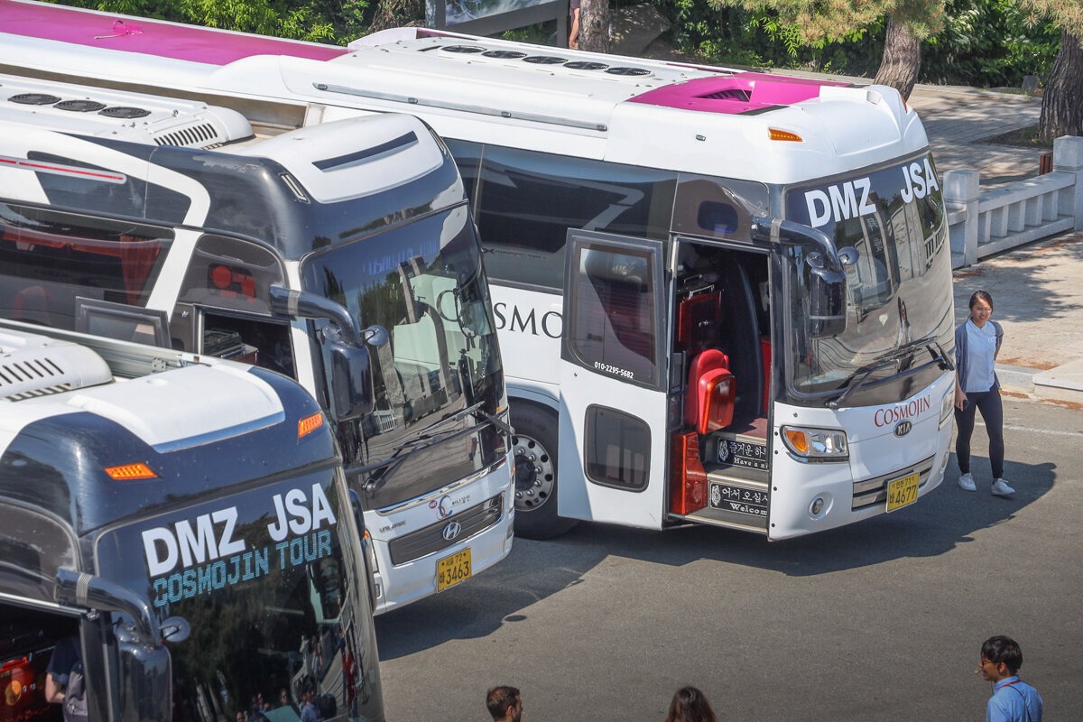 Bus pour l'excursion DMZ à Séoul