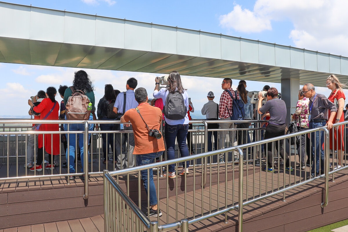 Plateforme d'observation de Dora dans la DMZ en Corée du sud