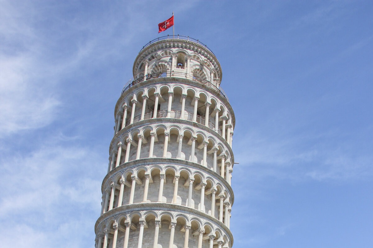 Sommet de la tour de Pise