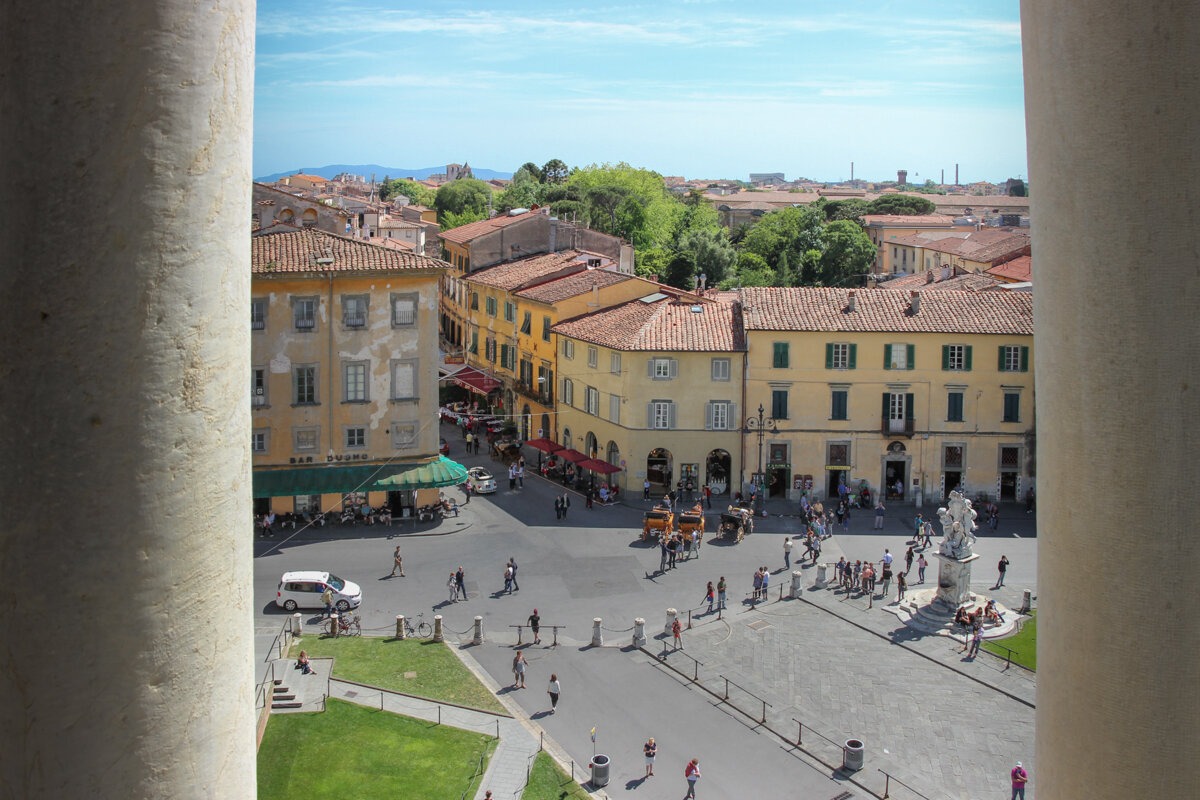 Vue depuis le campanile de Pise