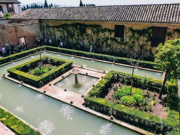 Dans les jardins de Generalife