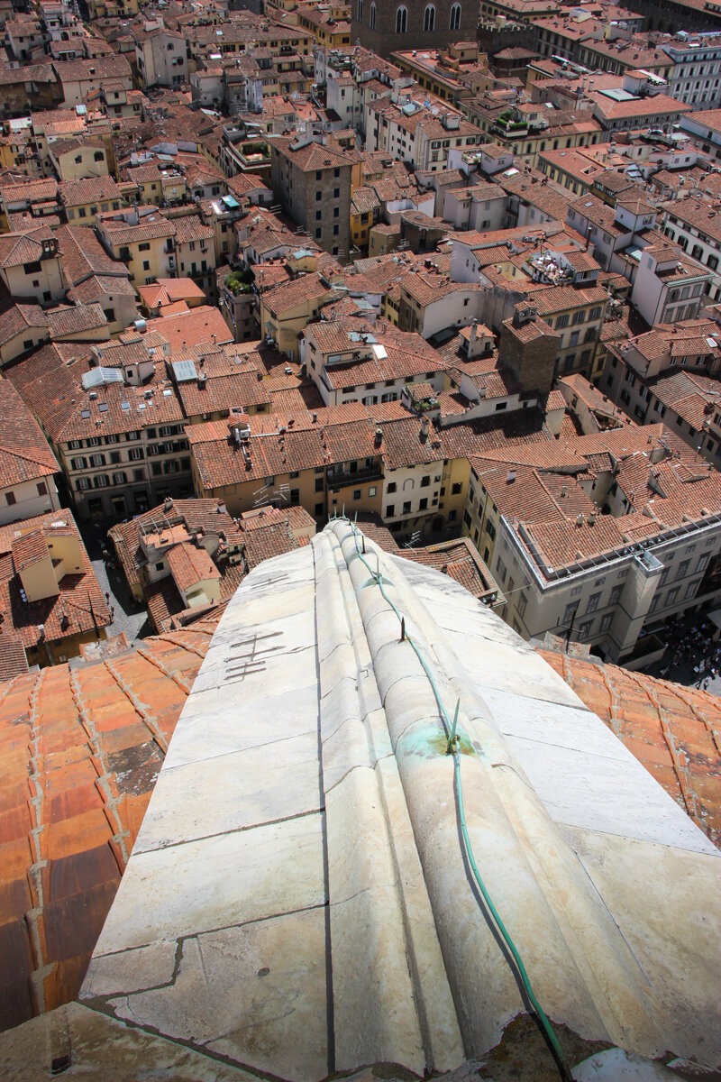 Vue depuis le sommet du Dôme de Florence