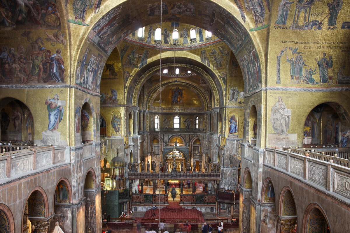 Intérieur de la basilique Saint-Marc