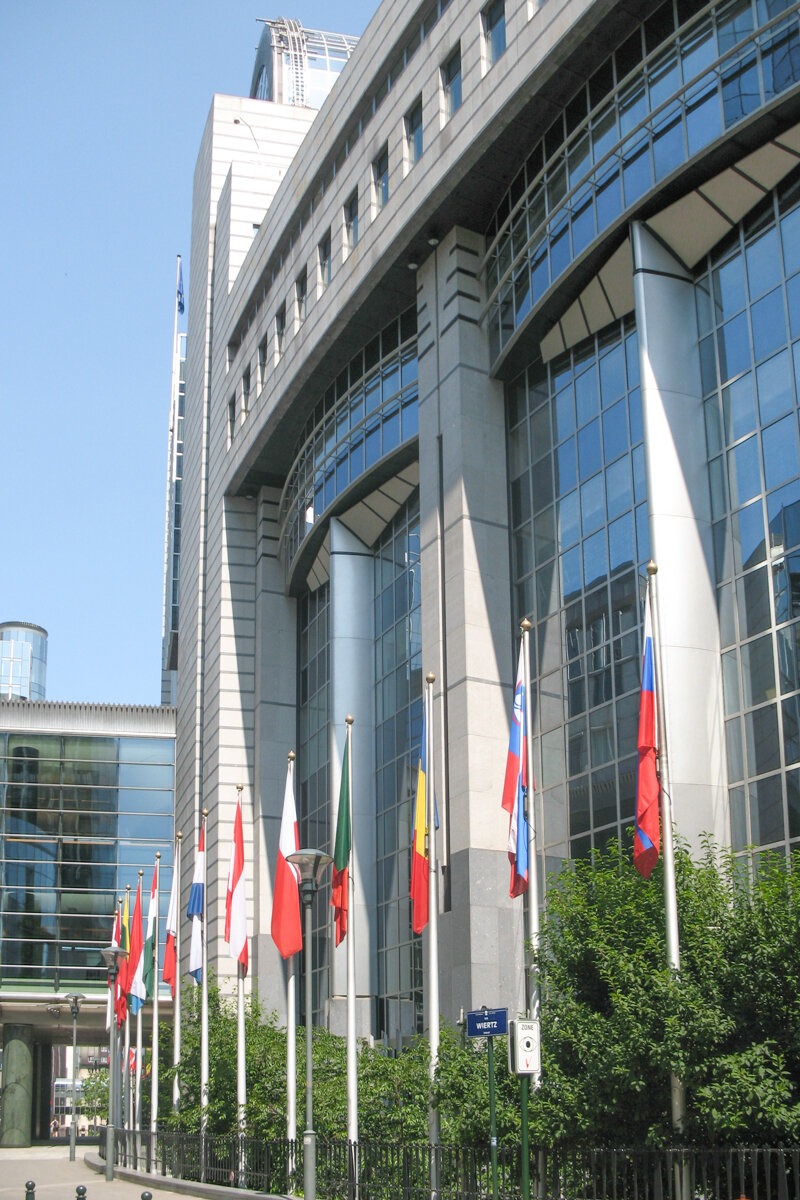 Bâtiment du parlement européen de Bruxelles
