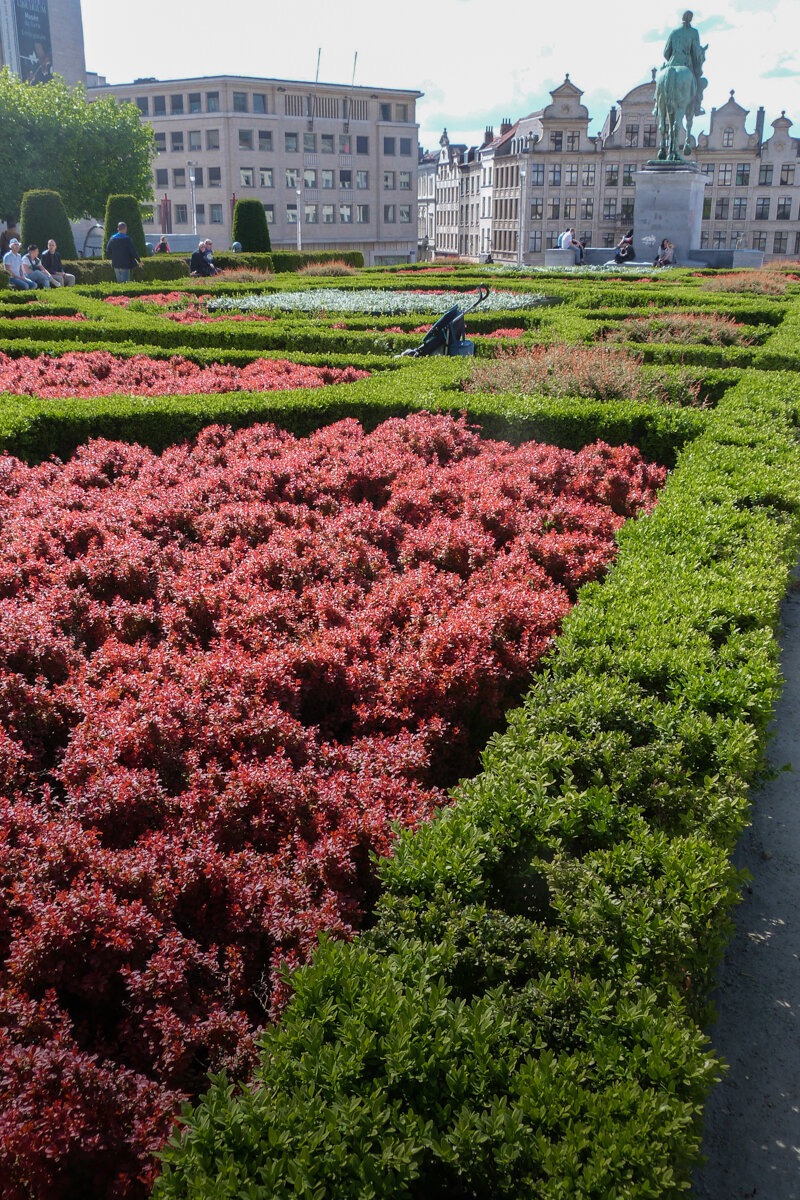 Parterre sur le Mont des Arts à Bruxelles