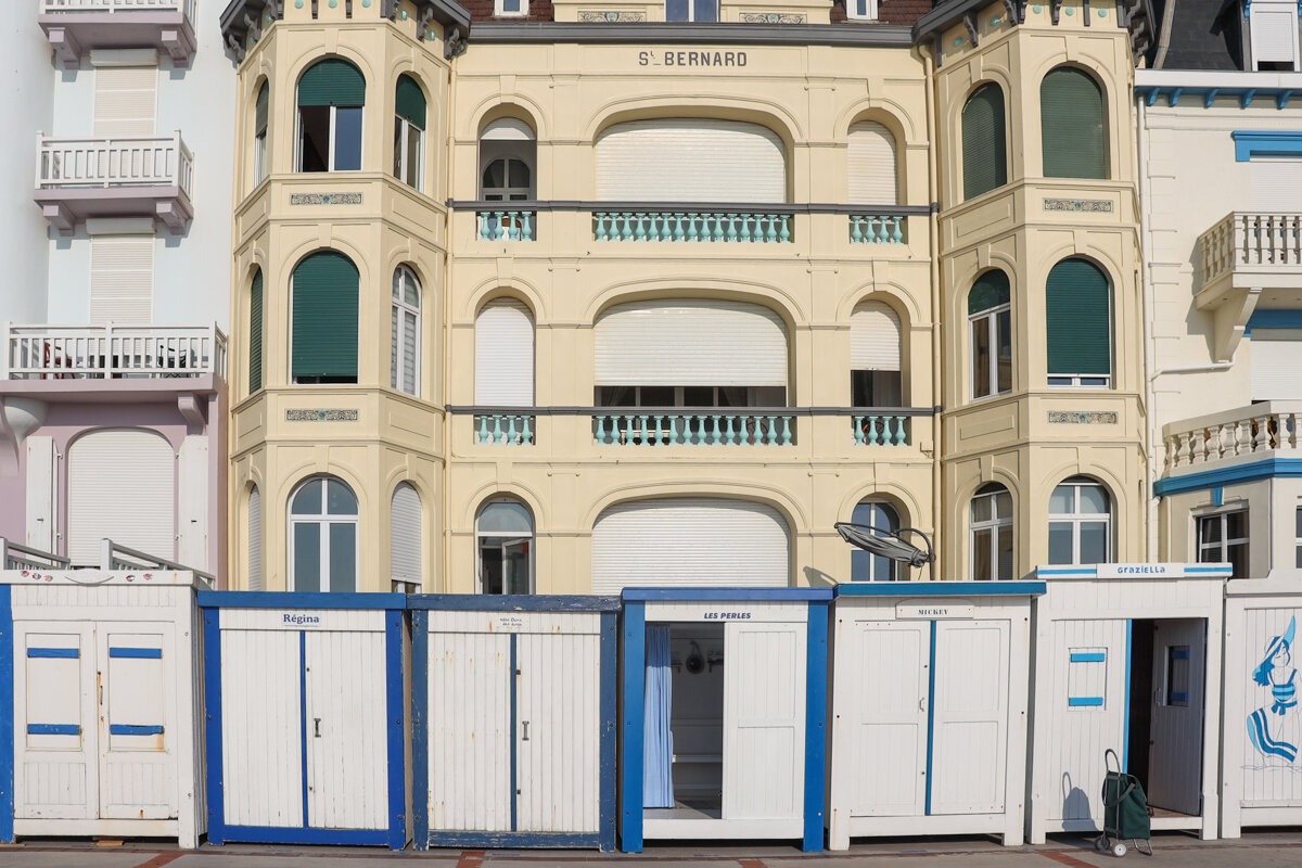 Cabines de plage à Wimereux