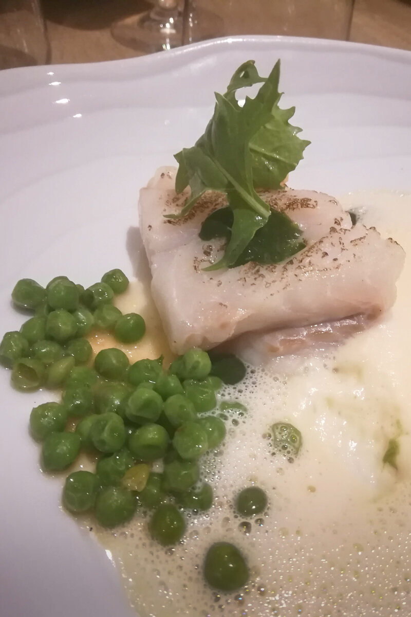 Plat dans le restaurant de l'Ilot Vert à Boulogne sur Mer